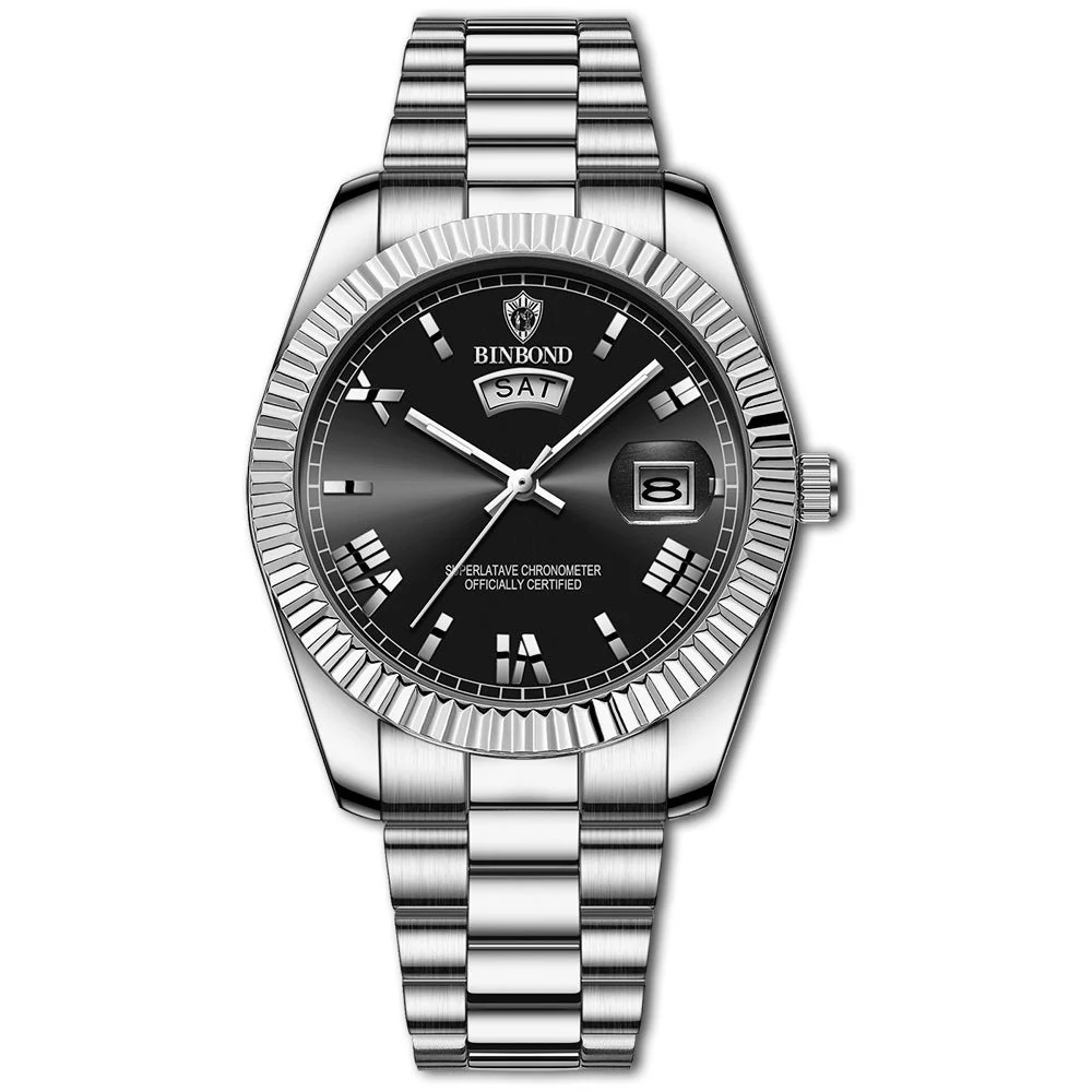 Herren Luxus Business Quarzuhr – Elegante Analoge Dresswatch für Alltag & Anlass - Image 9
