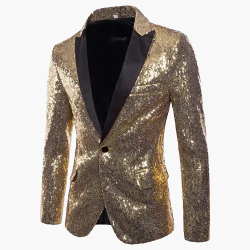 Herren Luxus Party Sakko – Glitzerndes Modernes Abendjackett für Events und Feierlichkeiten - Image 15