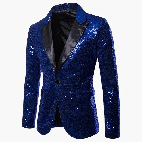 Herren Luxus Party Sakko – Glitzerndes Modernes Abendjackett für Events und Feierlichkeiten - Image 16