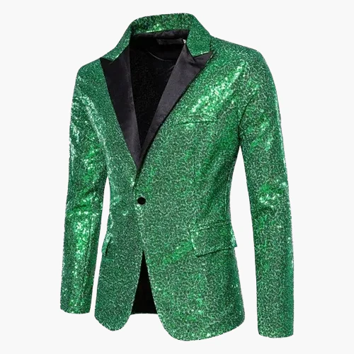 Herren Luxus Party Sakko – Glitzerndes Modernes Abendjackett für Events und Feierlichkeiten - Image 18