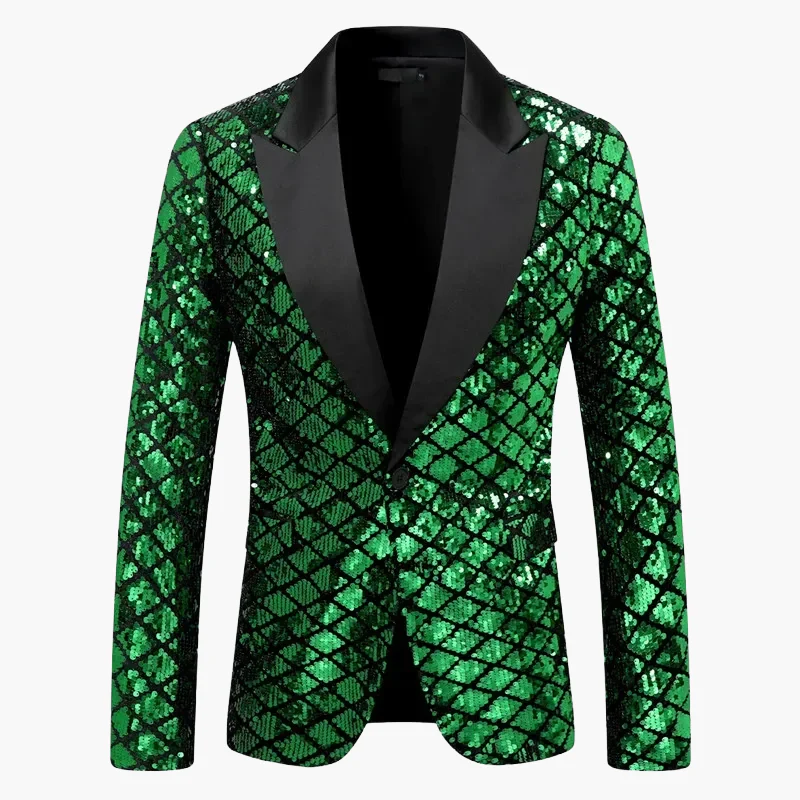 Herren Luxus Party Sakko – Glitzerndes Modernes Abendjackett für Events und Feierlichkeiten - Image 6