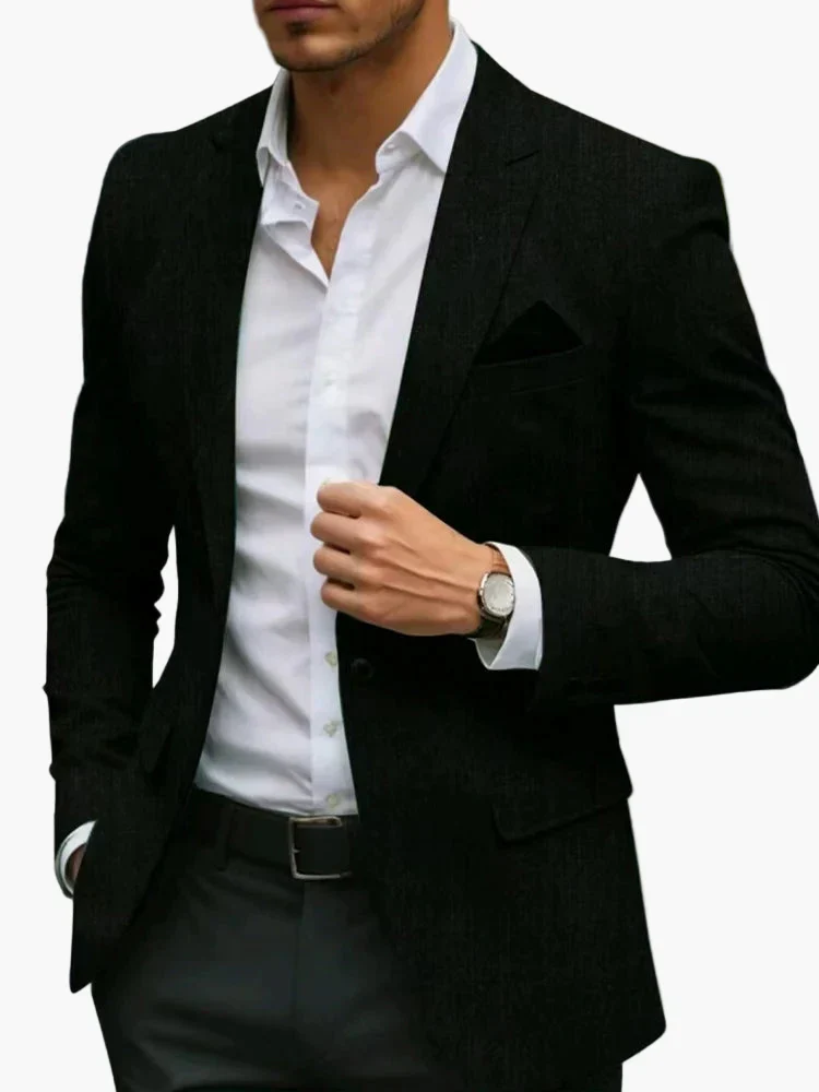 Herren Modernes Business Sakko – Slim Fit Blazer für Büro und festliche Anlässe - Image 6