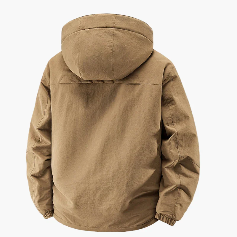 Herren Outdoor Freizeitjacke mit Kapuze – Winddicht & Warm, Ideal für Herbst und Winter - Image 2