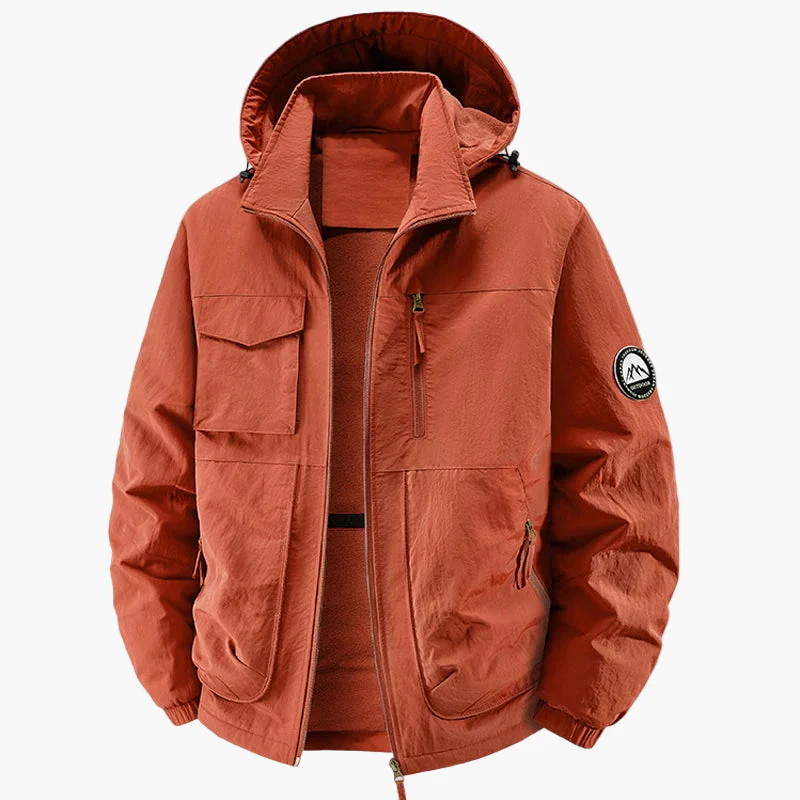 Herren Outdoor Freizeitjacke mit Kapuze – Winddicht & Warm, Ideal für Herbst und Winter - Image 4