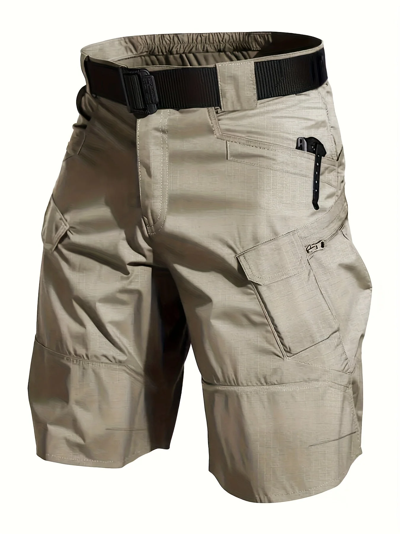 Herren Outdoor Funktionsshorts mit Taschen und Gürtel – Ideal für Wandern und Freizeit - Image 4