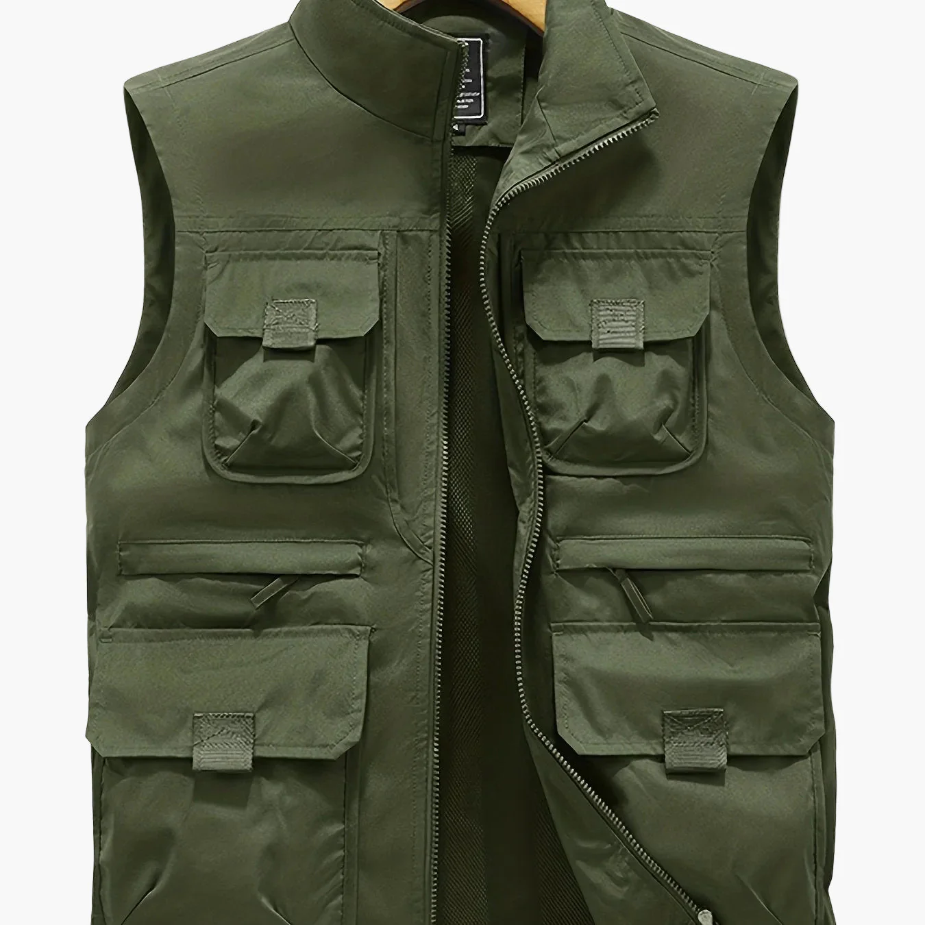 Herren Outdoor Utility Weste mit Mehreren Taschen für Freizeit und Abenteuer - Image 12