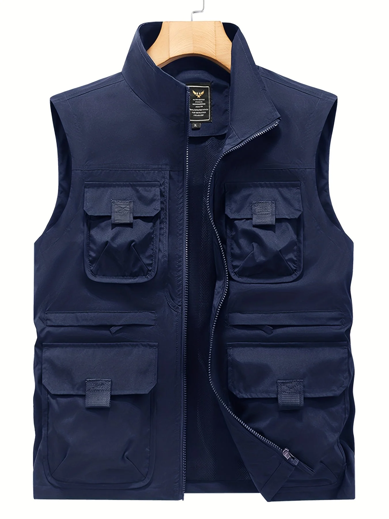 Herren Outdoor Utility Weste mit Mehreren Taschen für Freizeit und Abenteuer - Image 4