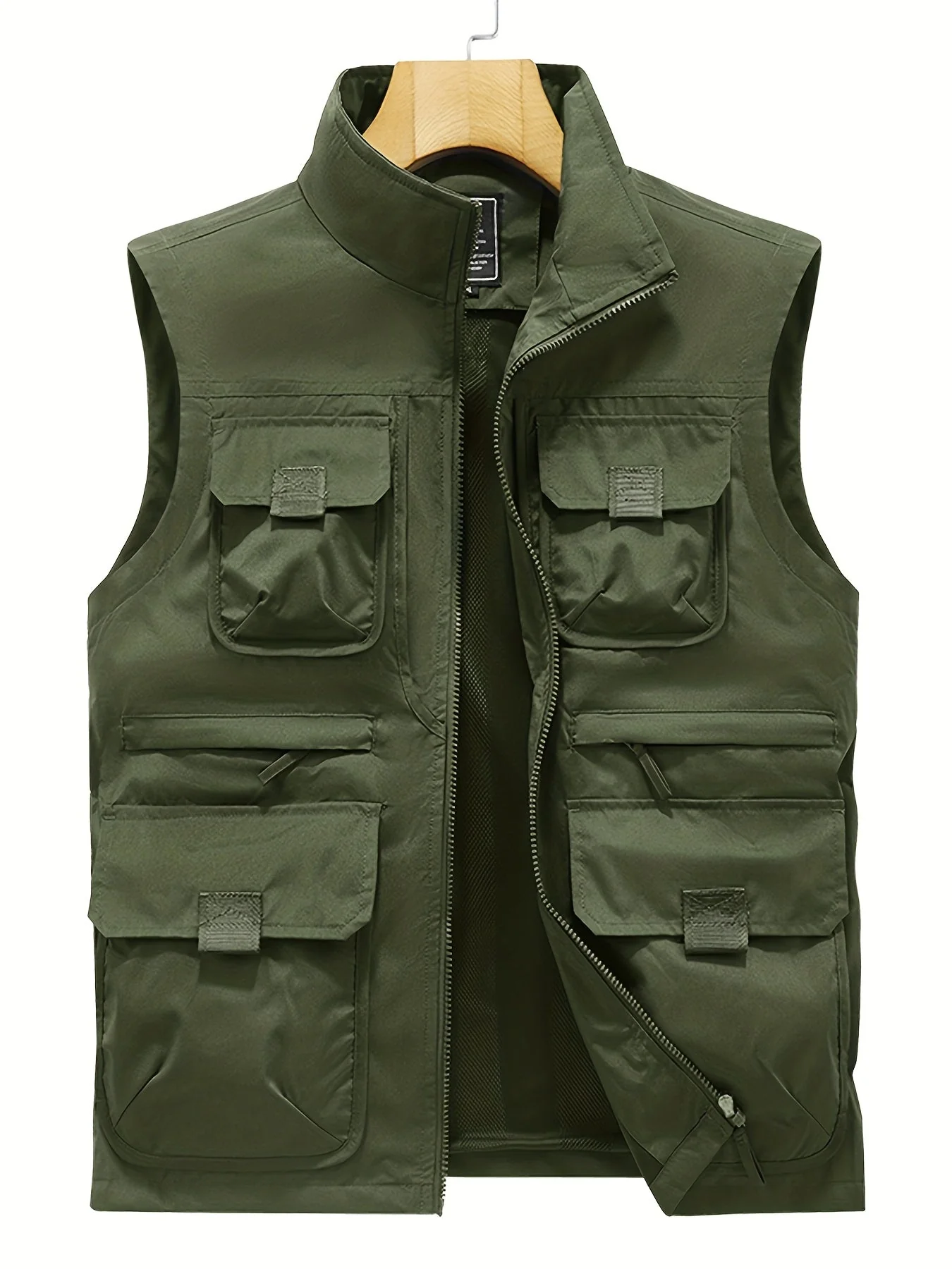 Herren Outdoor Utility Weste mit Mehreren Taschen für Freizeit und Abenteuer - Image 5