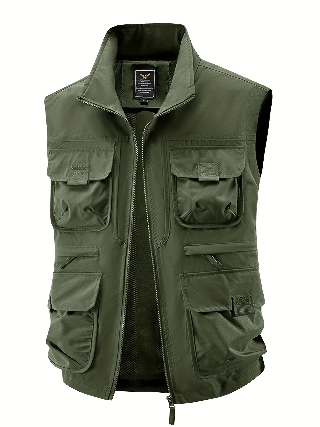 Herren Outdoor Utility Weste mit Mehreren Taschen für Freizeit und Abenteuer - Image 9