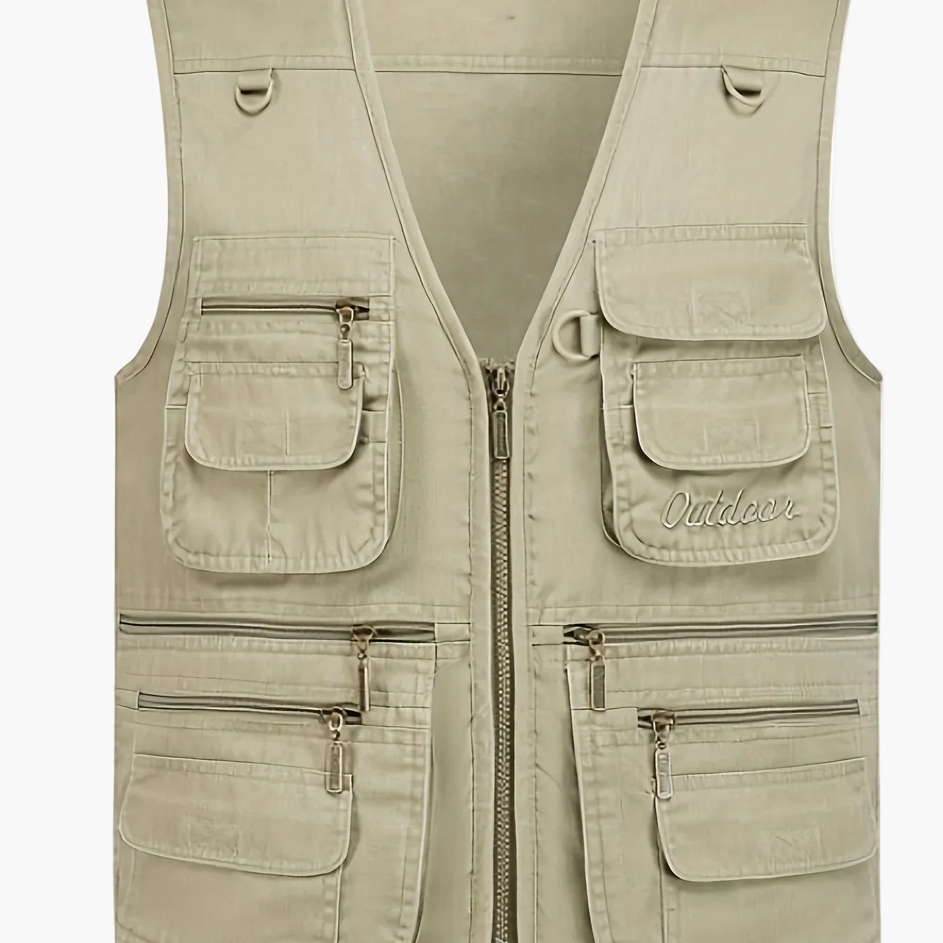Herren Outdoor Weste mit vielen Taschen – Angler- & Fotoweste, Freizeit Utility Vest, Regular Fit - Image 10
