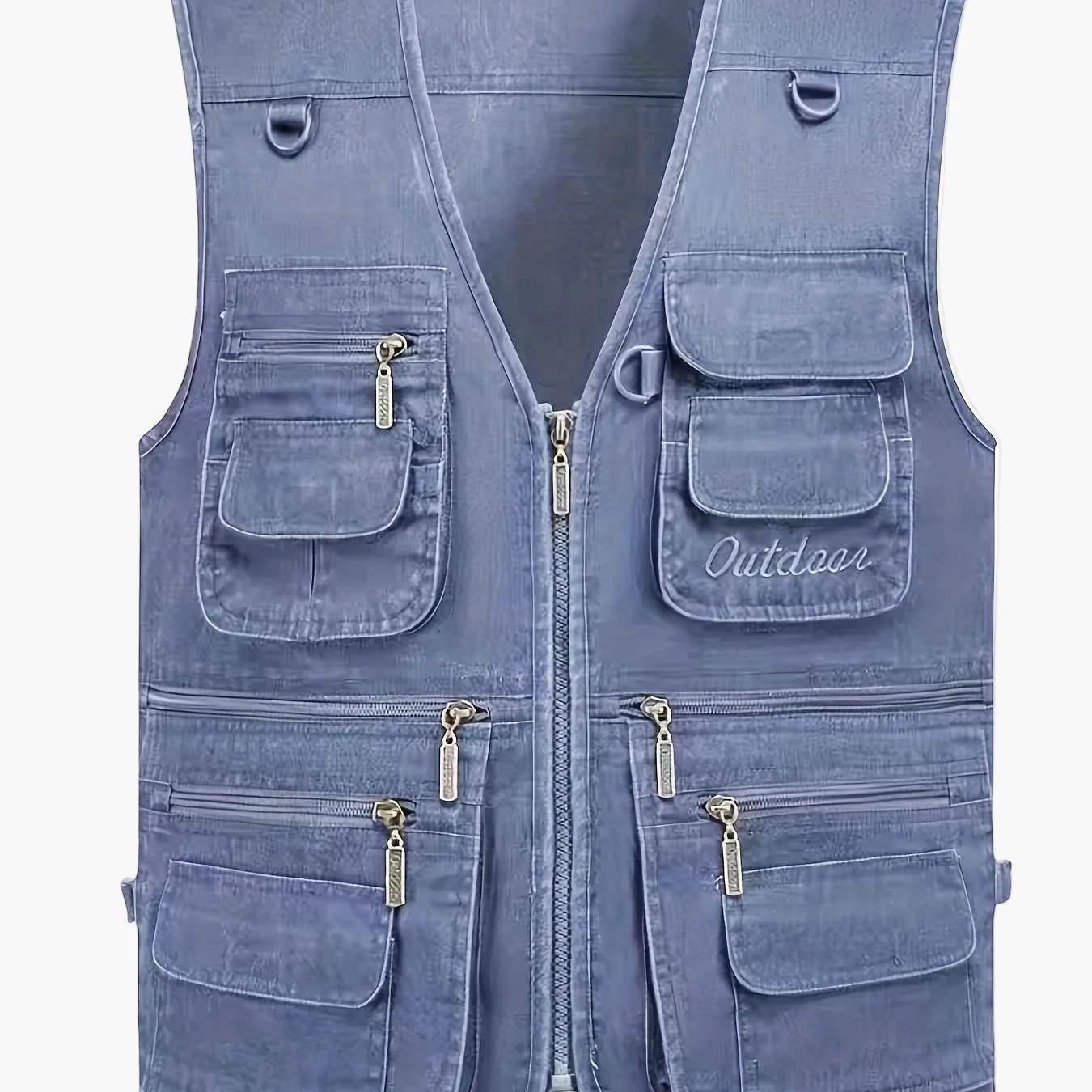 Herren Outdoor Weste mit vielen Taschen – Angler- & Fotoweste, Freizeit Utility Vest, Regular Fit - Image 12