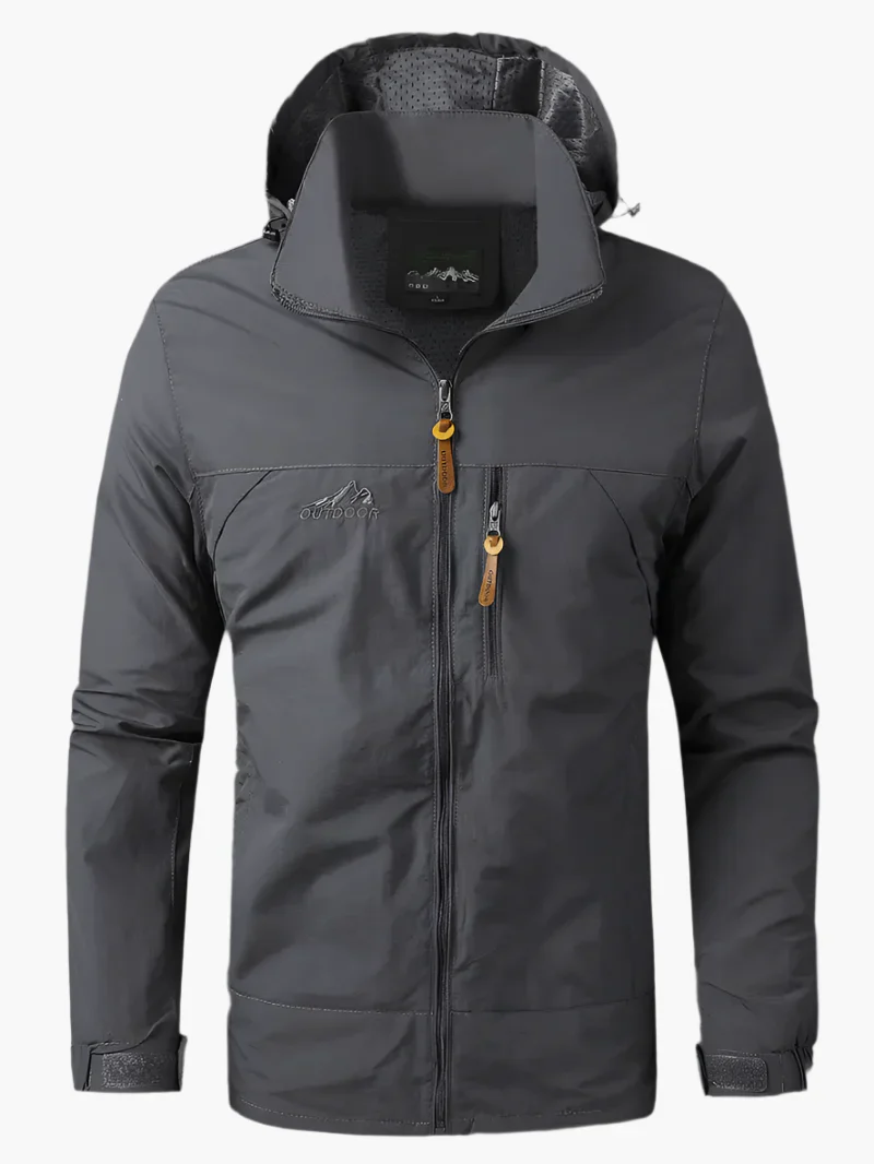 Herren Outdoorjacke Wasserdicht Winddicht – Funktionale Wander- & Trekkingjacke für jedes Wetter - Image 4