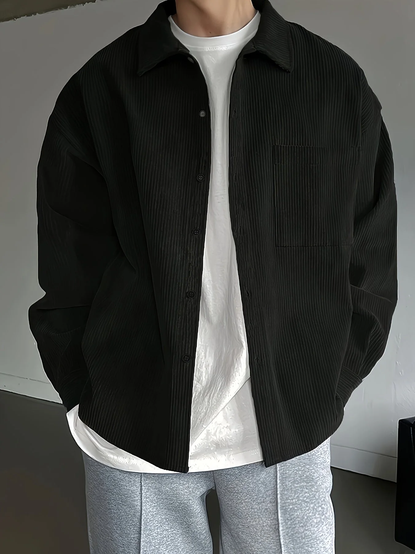 Herren Oversize Freizeitjacke – Moderner Urban Style für Alltag und Freizeit