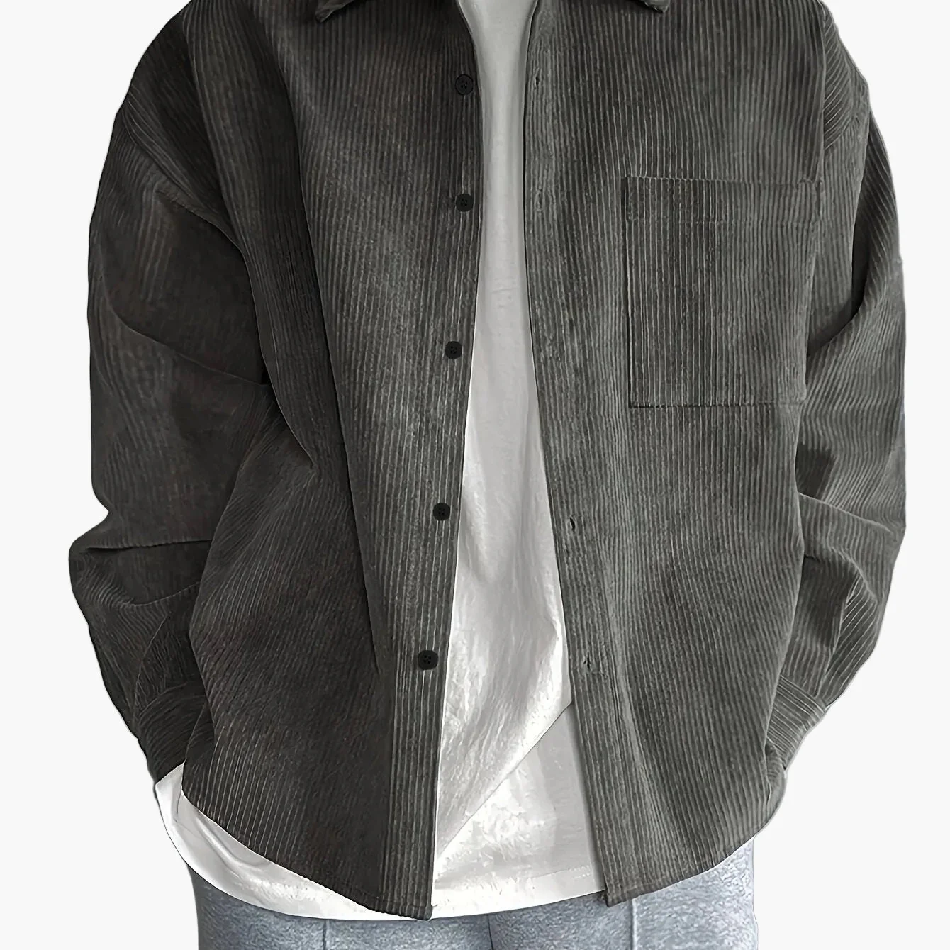 Herren Oversize Freizeitjacke – Moderner Urban Style für Alltag und Freizeit - Image 10