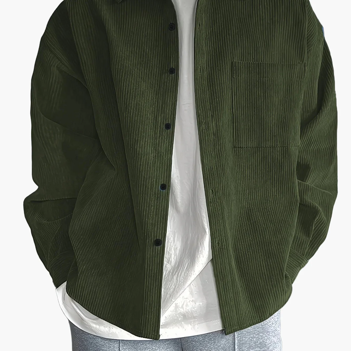 Herren Oversize Freizeitjacke – Moderner Urban Style für Alltag und Freizeit - Image 11
