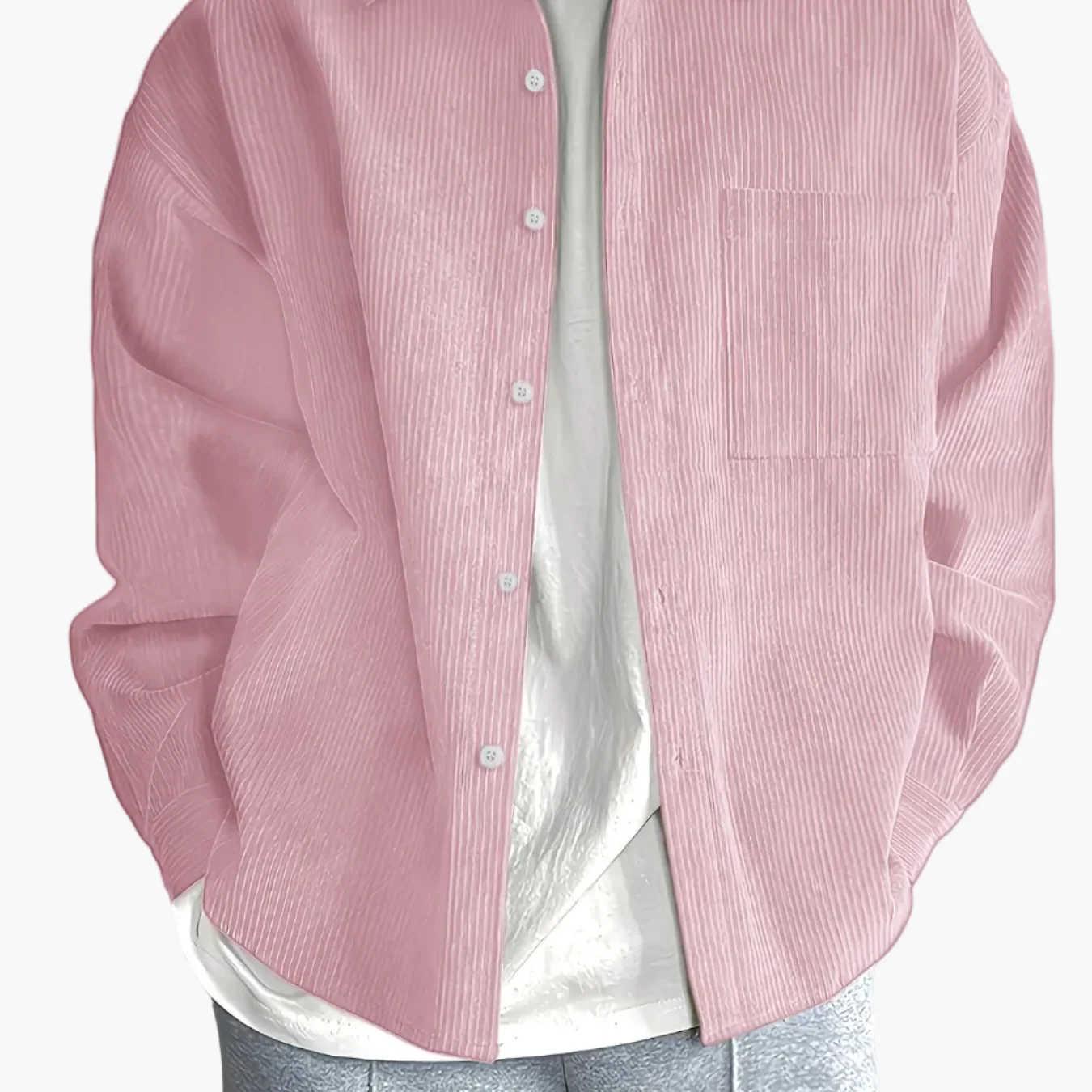 Herren Oversize Freizeitjacke – Moderner Urban Style für Alltag und Freizeit - Image 15