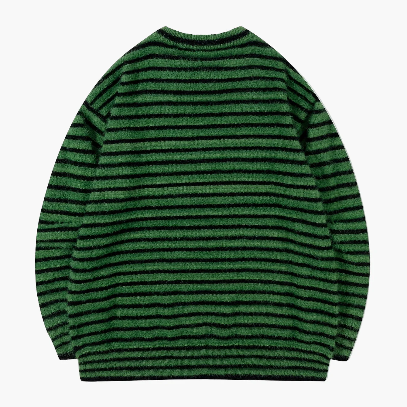 Herren Oversize Streetwear Strickpullover mit Streifenmuster – Perfekt für Herbst & Winter - Image 5