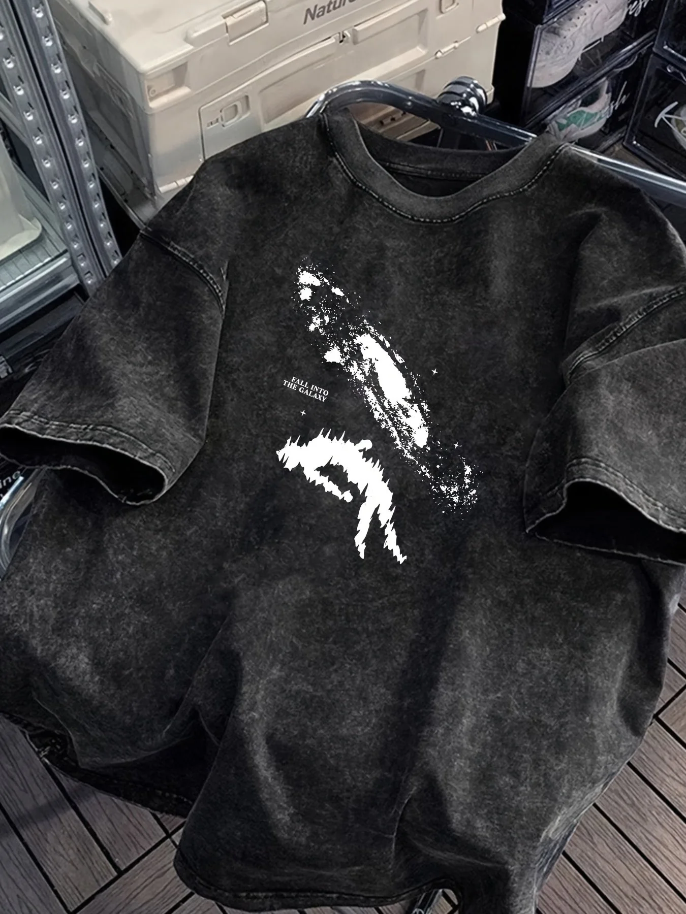 Herren Oversize Streetwear T-Shirt mit Print – Lässiger Sommer Look - Image 2