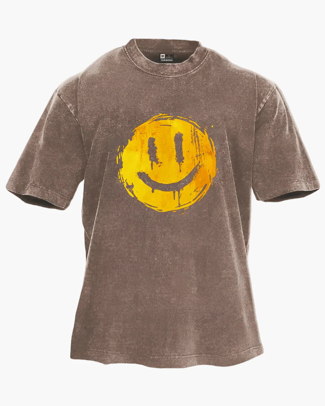 Herren Oversize T-Shirt mit Smiley Print – Streetwear Style für Freizeit und Alltag - Image 5