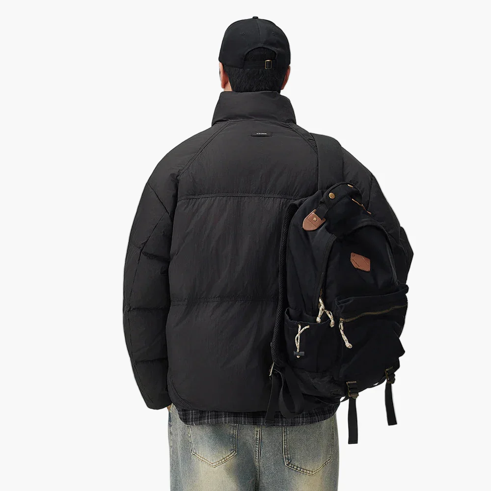 Herren Oversized Steppjacke im Streetwear Stil – Lässige Winterjacke für Alltag und Freizeit - Image 2