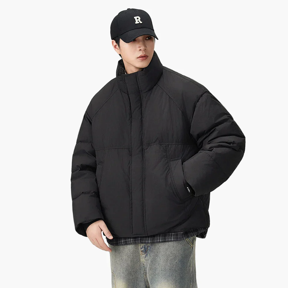 Herren Oversized Steppjacke im Streetwear Stil – Lässige Winterjacke für Alltag und Freizeit - Image 3