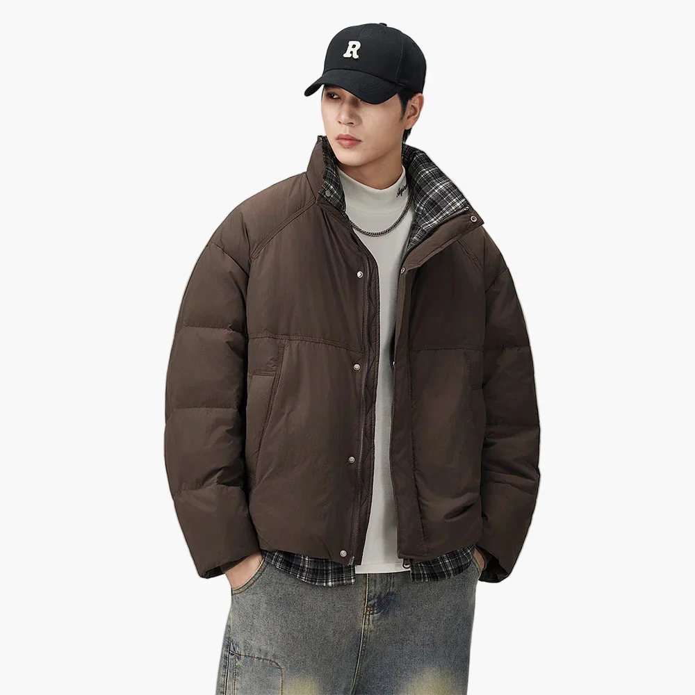 Herren Oversized Steppjacke im Streetwear Stil – Lässige Winterjacke für Alltag und Freizeit - Image 4