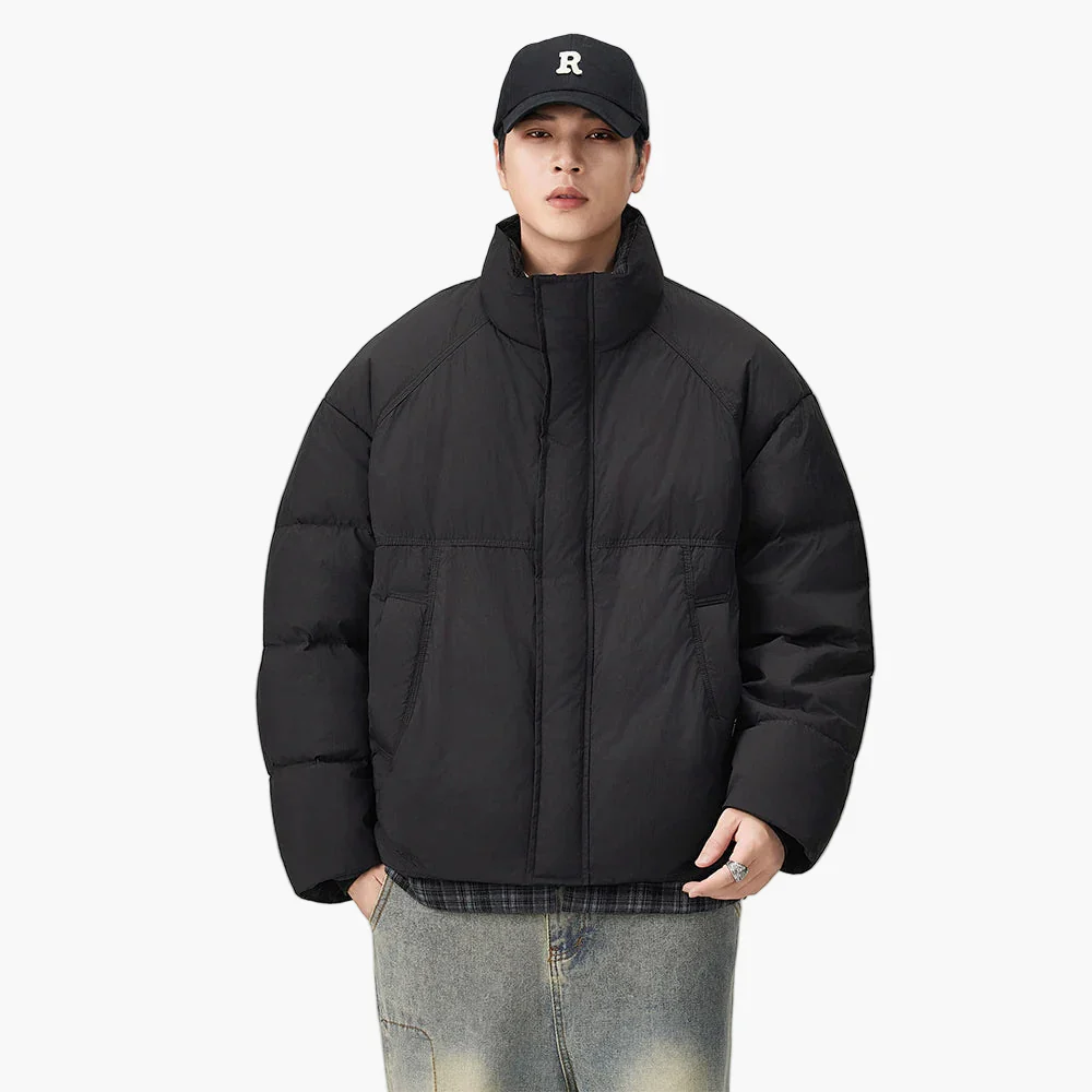 Herren Oversized Steppjacke im Streetwear Stil – Lässige Winterjacke für Alltag und Freizeit - Image 8