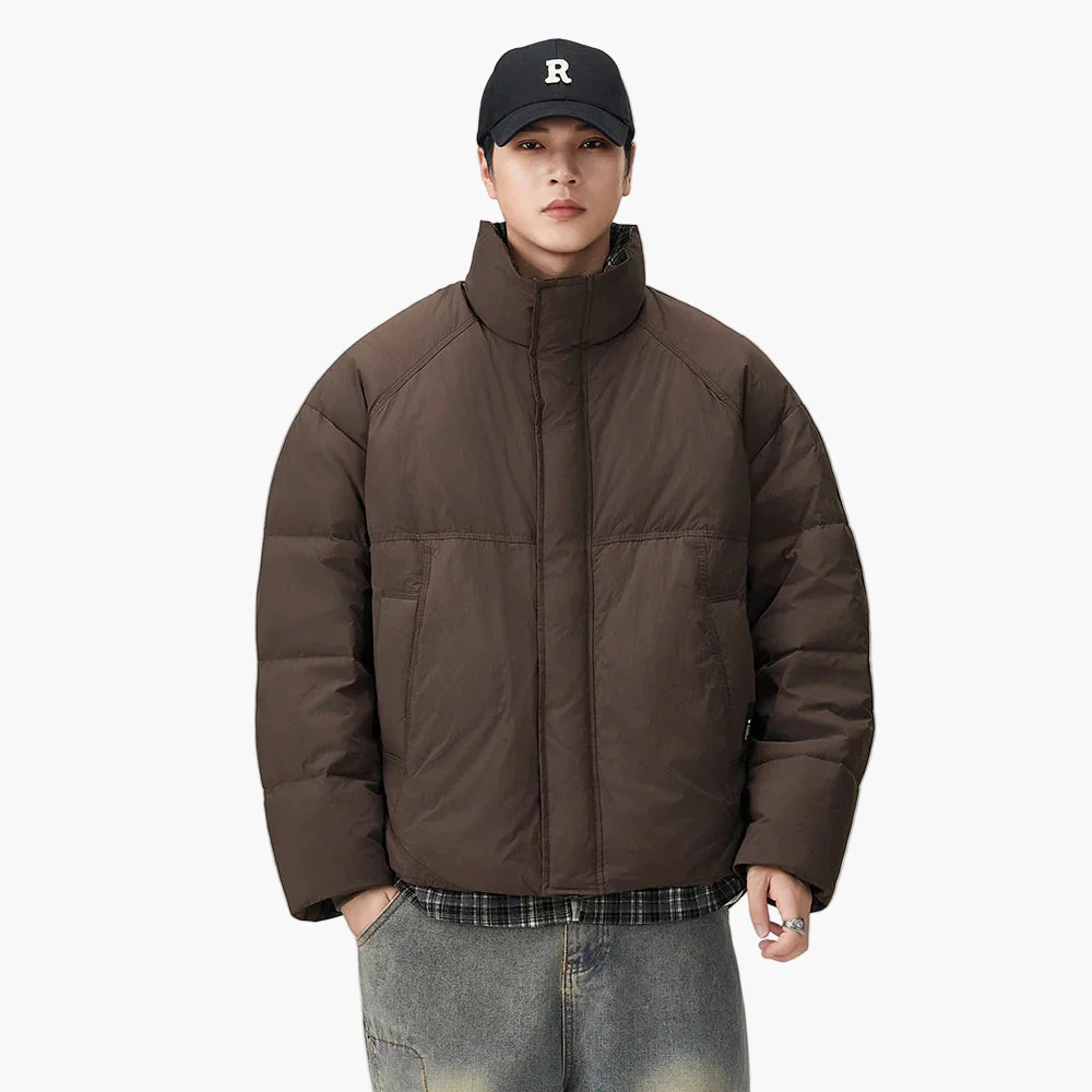 Herren Oversized Steppjacke im Streetwear Stil – Lässige Winterjacke für Alltag und Freizeit - Image 9