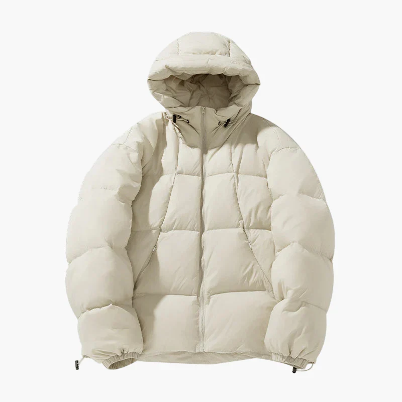 Herren Oversized Winter Steppjacke mit Kapuze – Lässiger Streetwear Look für kalte Tage - Image 7