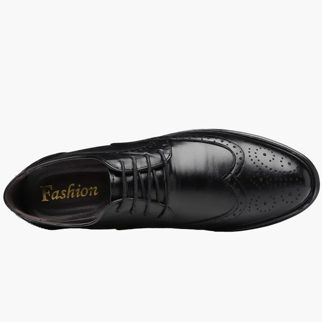 Herren Oxford Business Schuhe mit Brogue-Design – Elegante Schnürschuhe für formelle Anlässe - Image 7
