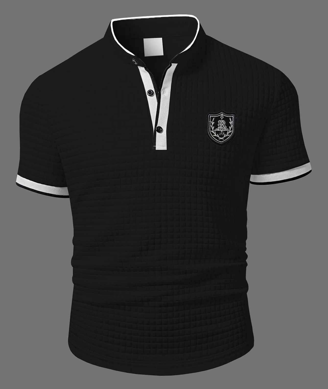 Herren Polo Shirt Modern Casual mit Stehkragen und Knopfleiste – Stilvolles Freizeitshirt - Image 10