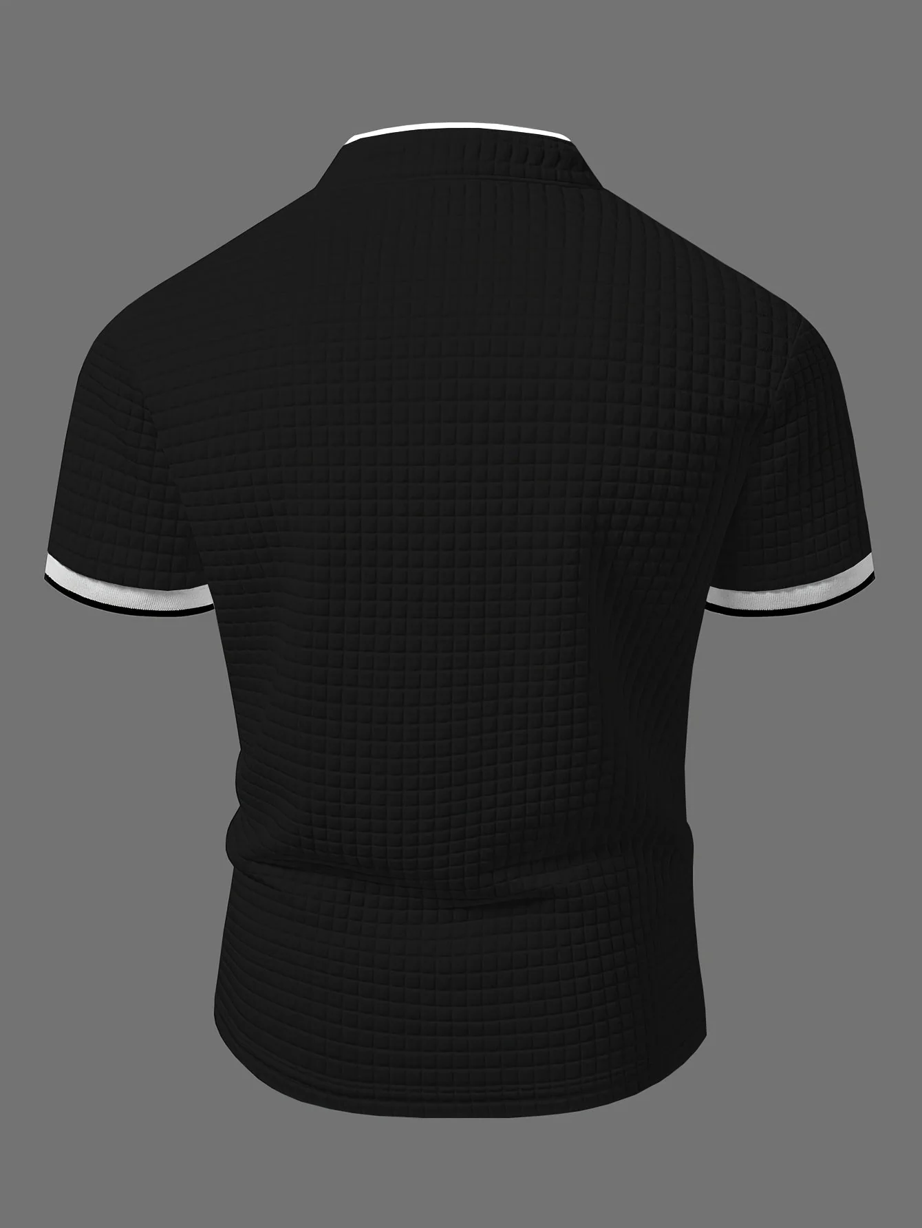 Herren Polo Shirt Modern Casual mit Stehkragen und Knopfleiste – Stilvolles Freizeitshirt - Image 5
