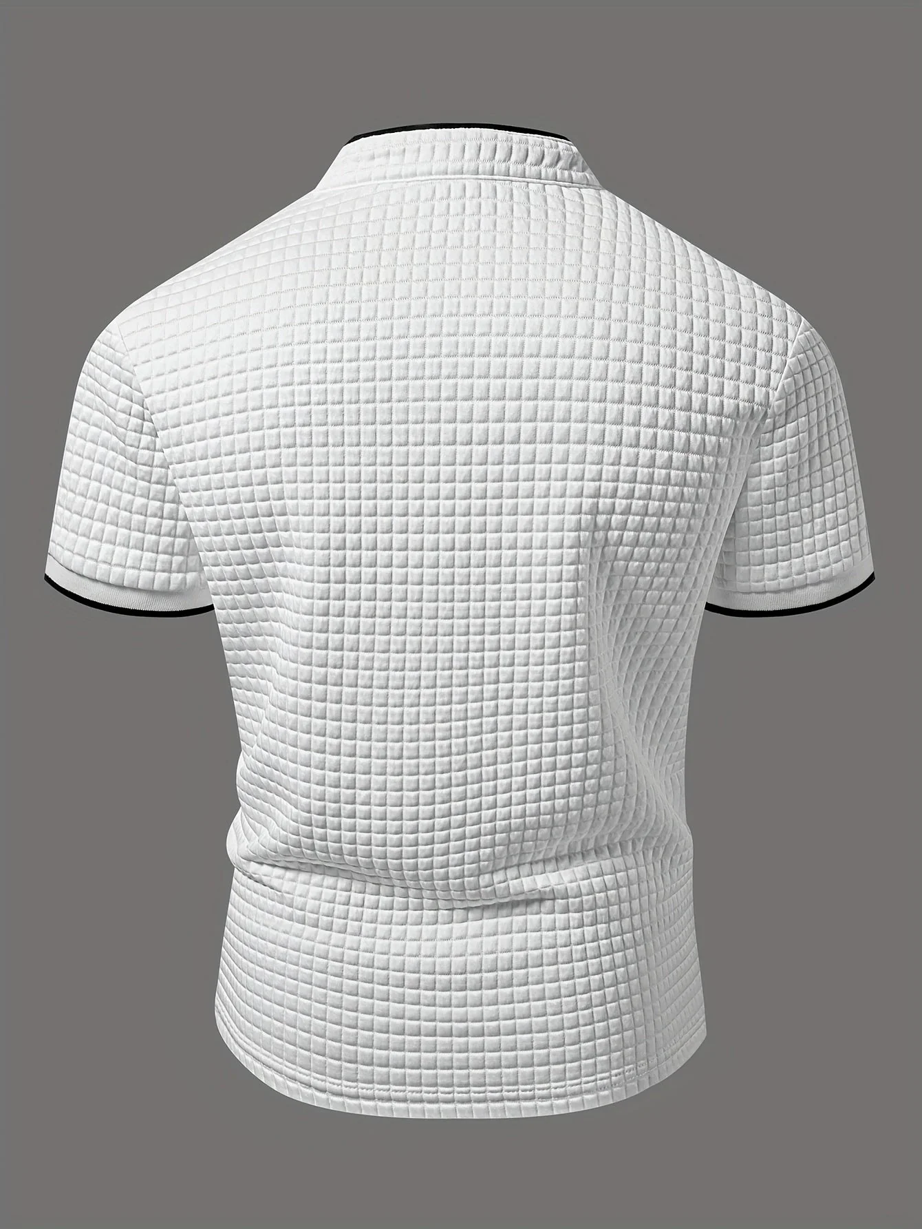Herren Polo Shirt Modern Casual mit Stehkragen und Knopfleiste – Stilvolles Freizeitshirt - Image 7