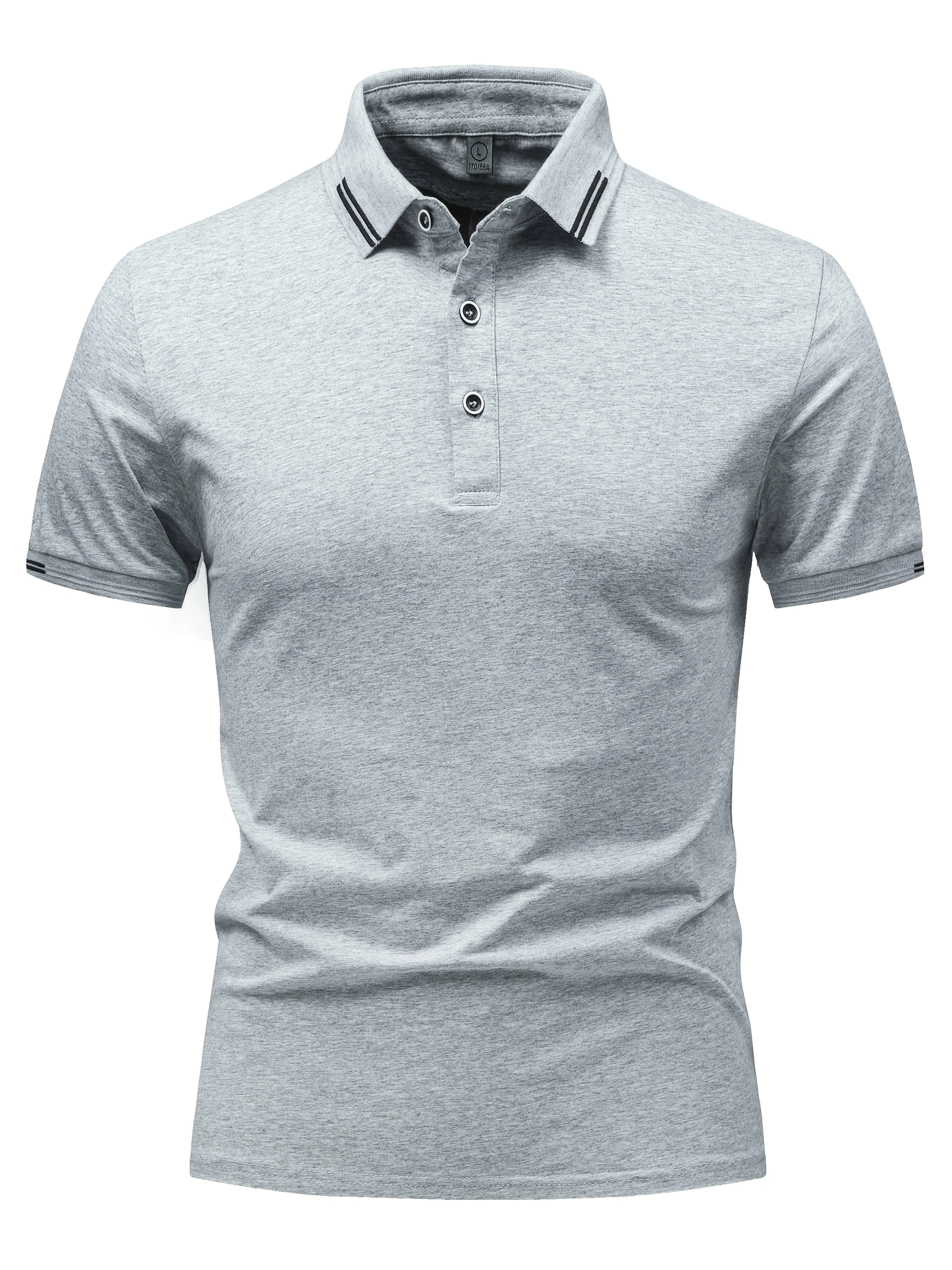 Herren Polohemd Klassisch Freizeit Kurzarm mit Knopfleiste - Image 2