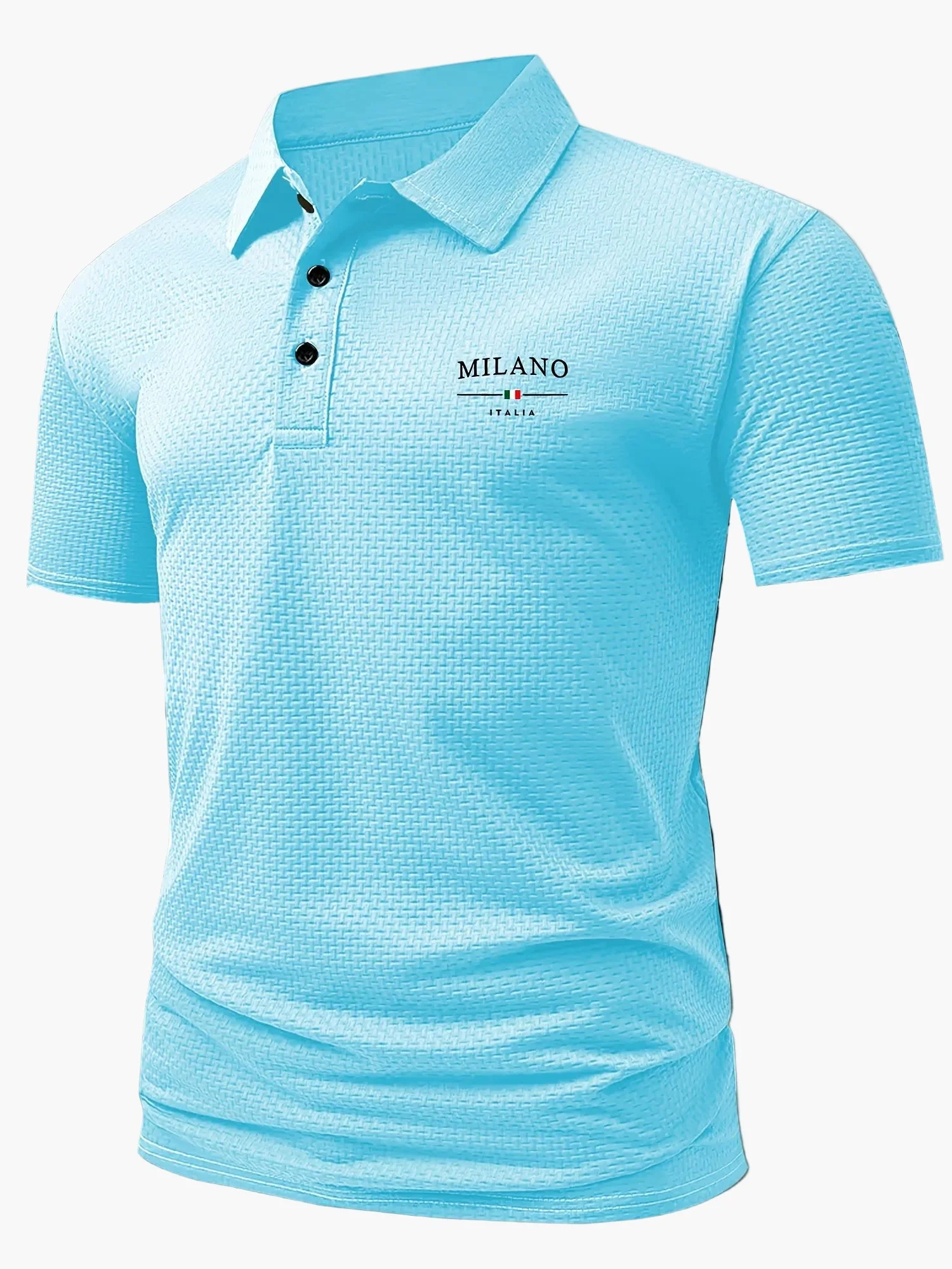 Herren Polohemd Modern Casual mit Strukturmuster – Stilvolles Freizeit-Poloshirt für Alltag und Büro - Image 5