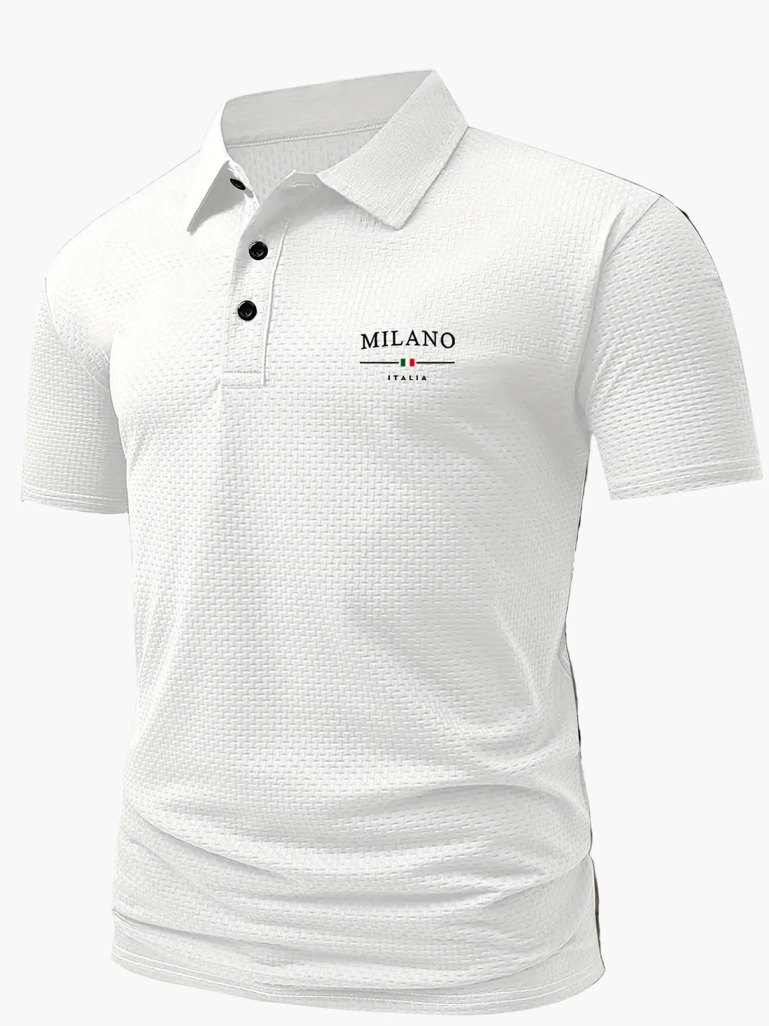 Herren Polohemd Modern Casual mit Strukturmuster – Stilvolles Freizeit-Poloshirt für Alltag und Büro - Image 7