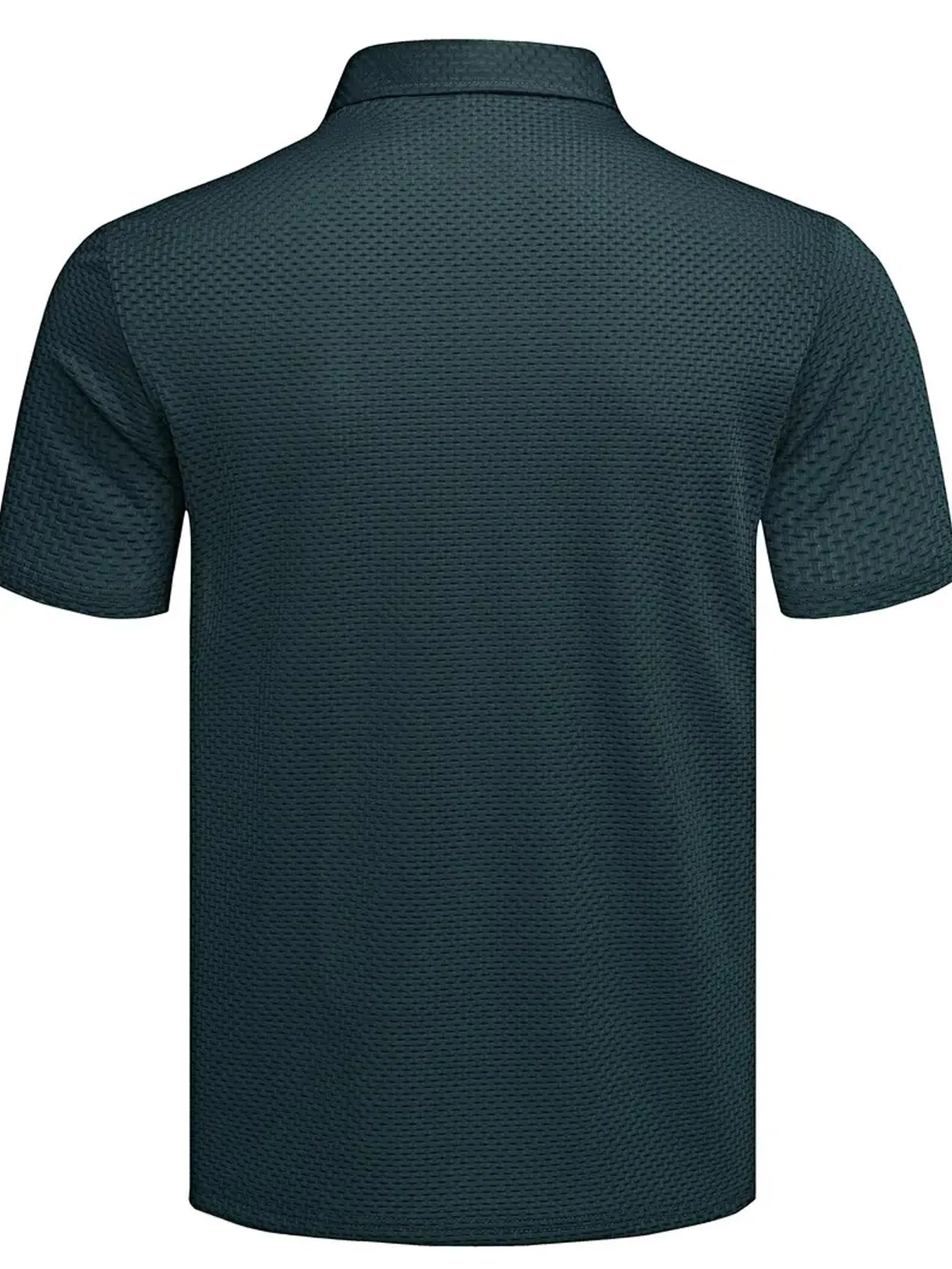 Herren Polohemd Modern Casual mit Strukturmuster – Stilvolles Freizeit-Poloshirt für Alltag und Büro - Image 9