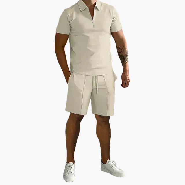 Herren Poloshirt & Shorts Set – Modernes Freizeit Outfit für Sommer, Smart-Casual Stil - Image 6