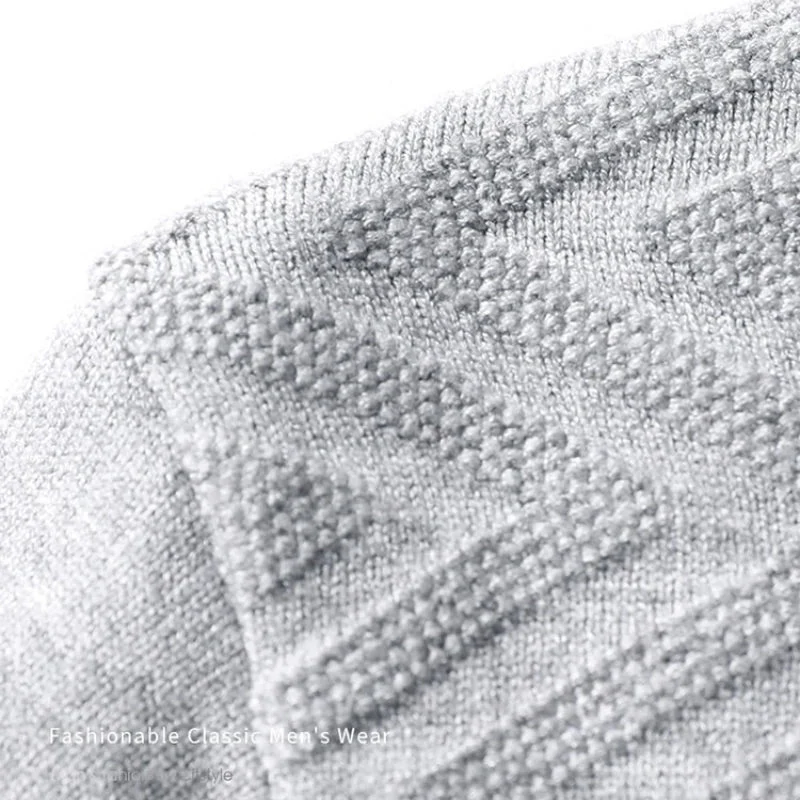 Herren Pullover mit Fake-Hemdkragen im Business-Look – Eleganter Strickpullover für Büro & Alltag - Image 8