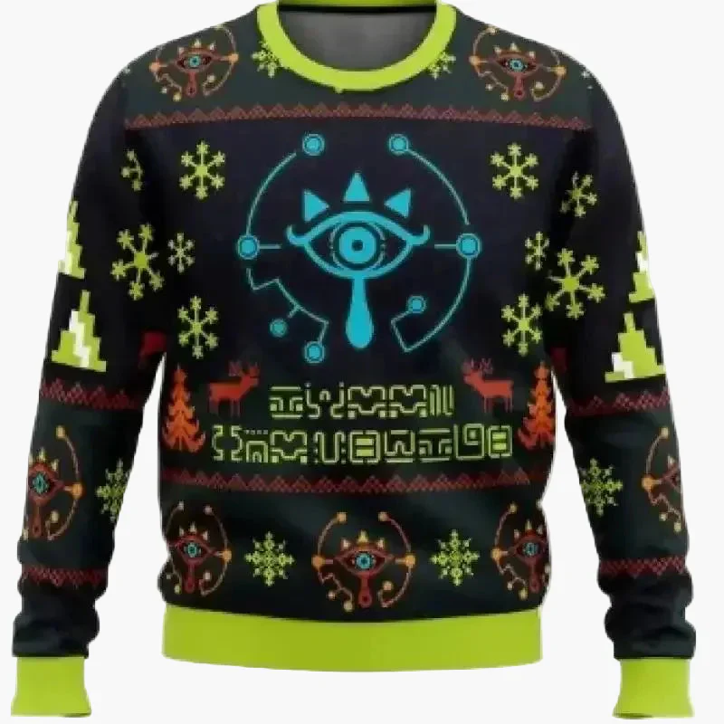 Herren Pullover Gaming Ugly Christmas Sweater – Majora’s Mask Legend of Zelda Cosplay Fanartikel - Image 2