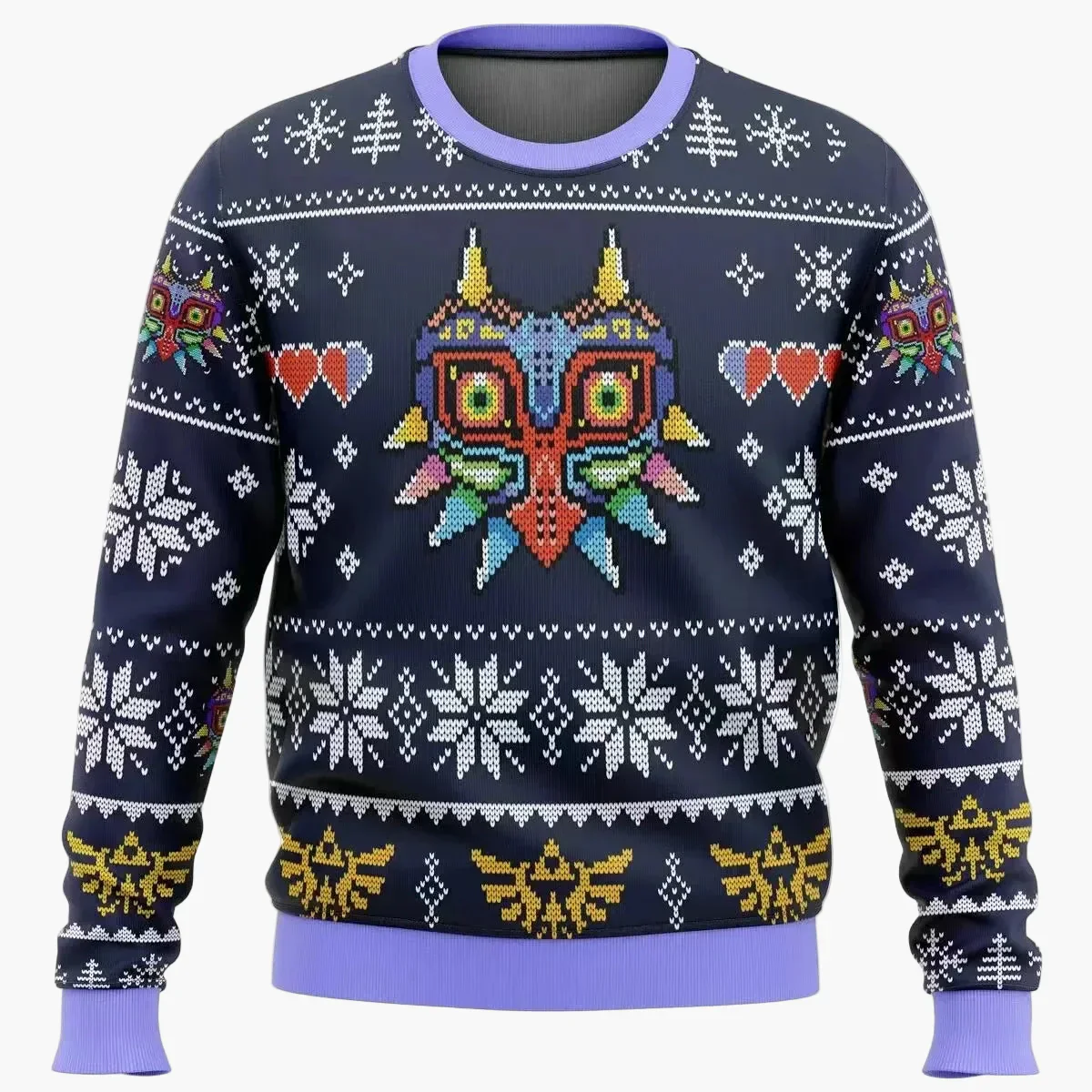 Herren Pullover Gaming Ugly Christmas Sweater – Majora’s Mask Legend of Zelda Cosplay Fanartikel - Image 3