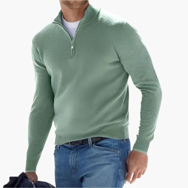 Herren Quarter-Zip Pullover – Klassischer Strickpullover für Freizeit und Business - Image 5