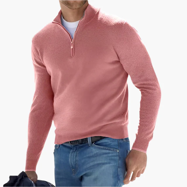 Herren Quarter-Zip Pullover – Klassischer Strickpullover für Freizeit und Business - Image 6