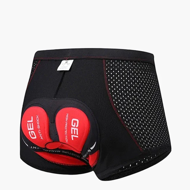 Herren Radunterhose mit 5D Gel-Polster – Atmungsaktive stoßdämpfende Fahrradhose für lange Radtouren und Mountainbike - Image 6
