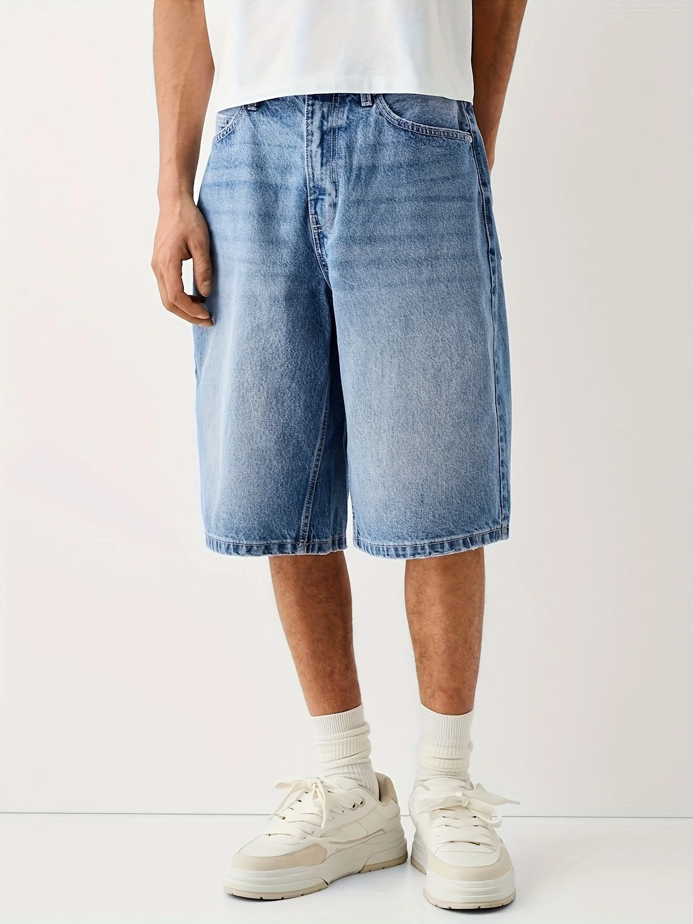 Herren Relaxed Fit Denim Bermuda Shorts – Lässige Jeansshorts im Urban-Style