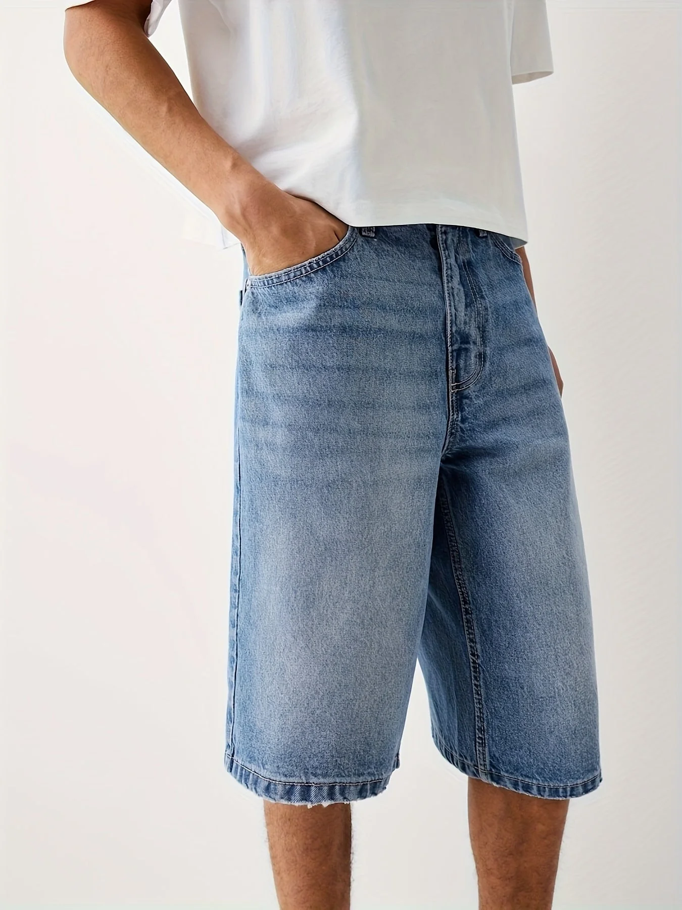 Herren Relaxed Fit Denim Bermuda Shorts – Lässige Jeansshorts im Urban-Style - Image 8