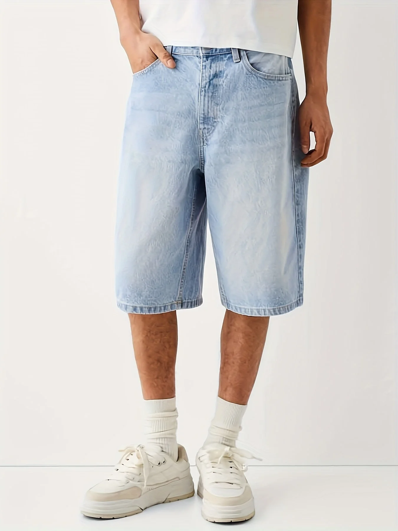 Herren Relaxed Fit Denim Bermuda Shorts – Lässige Jeansshorts im Urban-Style - Image 9