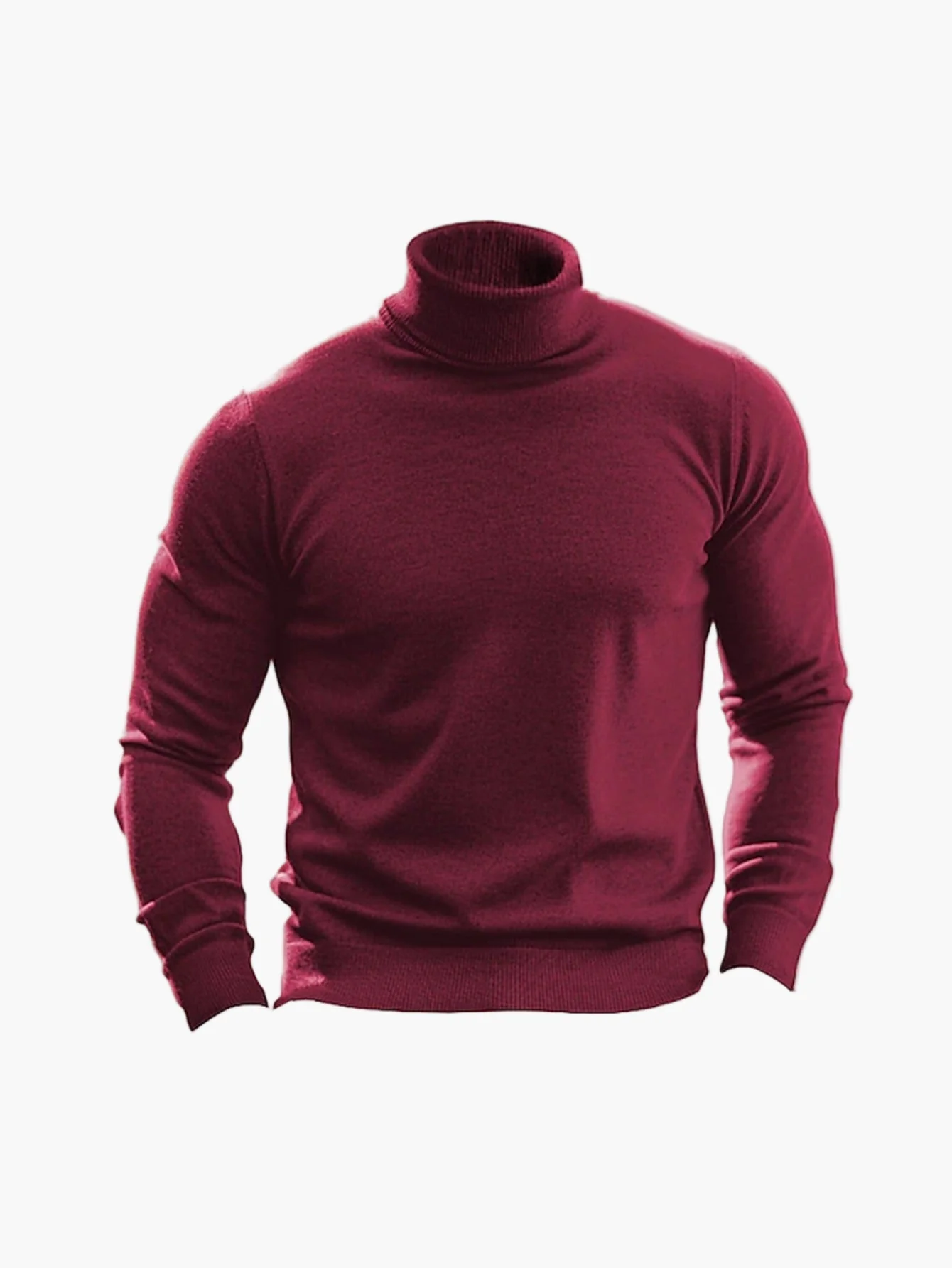 Herren Rollkragenpullover – Modischer, figurbetonter Strickpullover für Freizeit und Alltag - Image 8