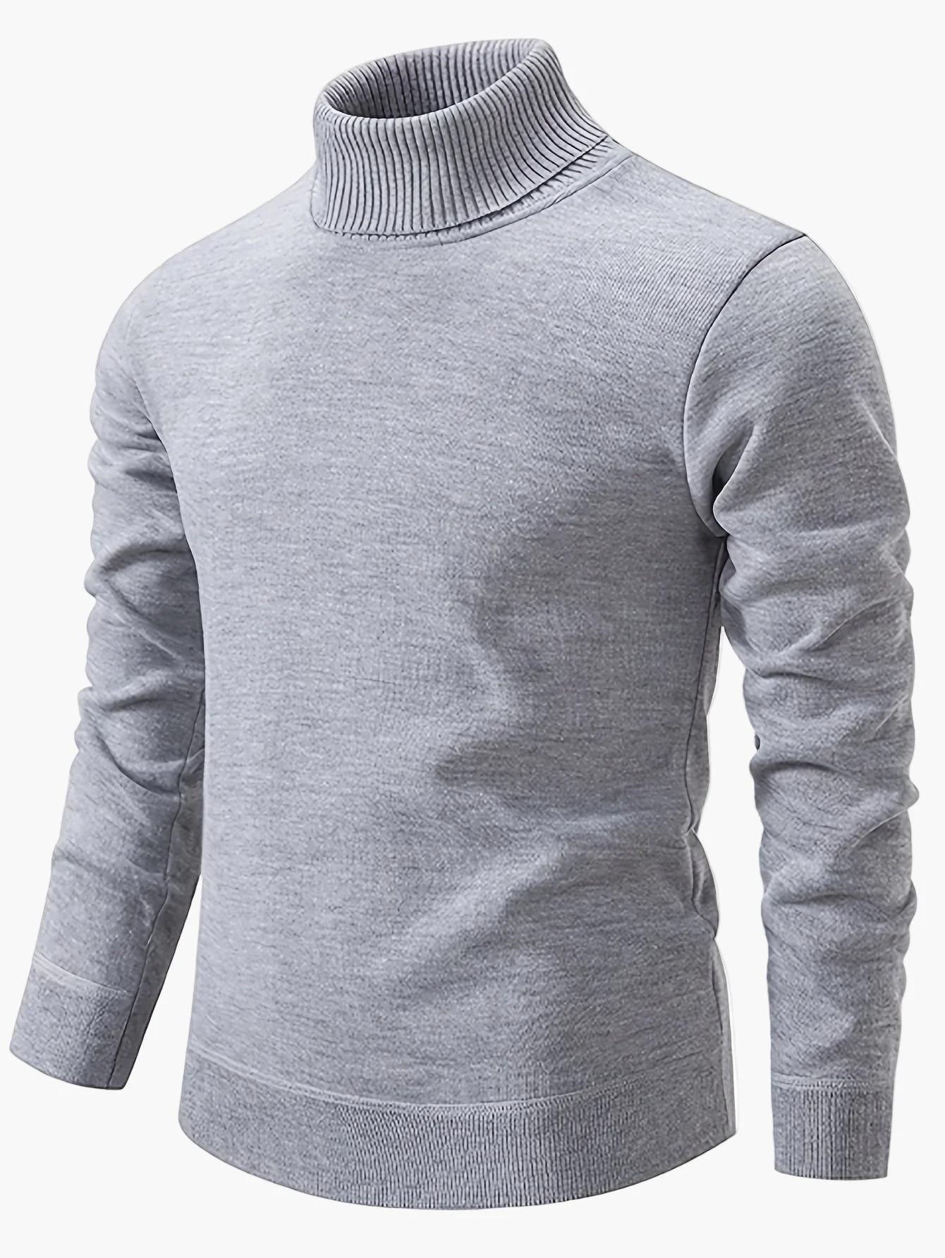 Herren Rollkragenpullover – Modischer, figurbetonter Strickpullover für Freizeit und Alltag - Image 9