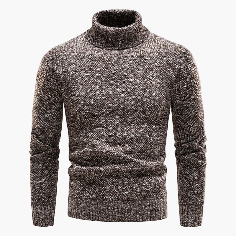 Herren Rollkragenpullover Strickmode Winter Komfort Freizeit - Image 2